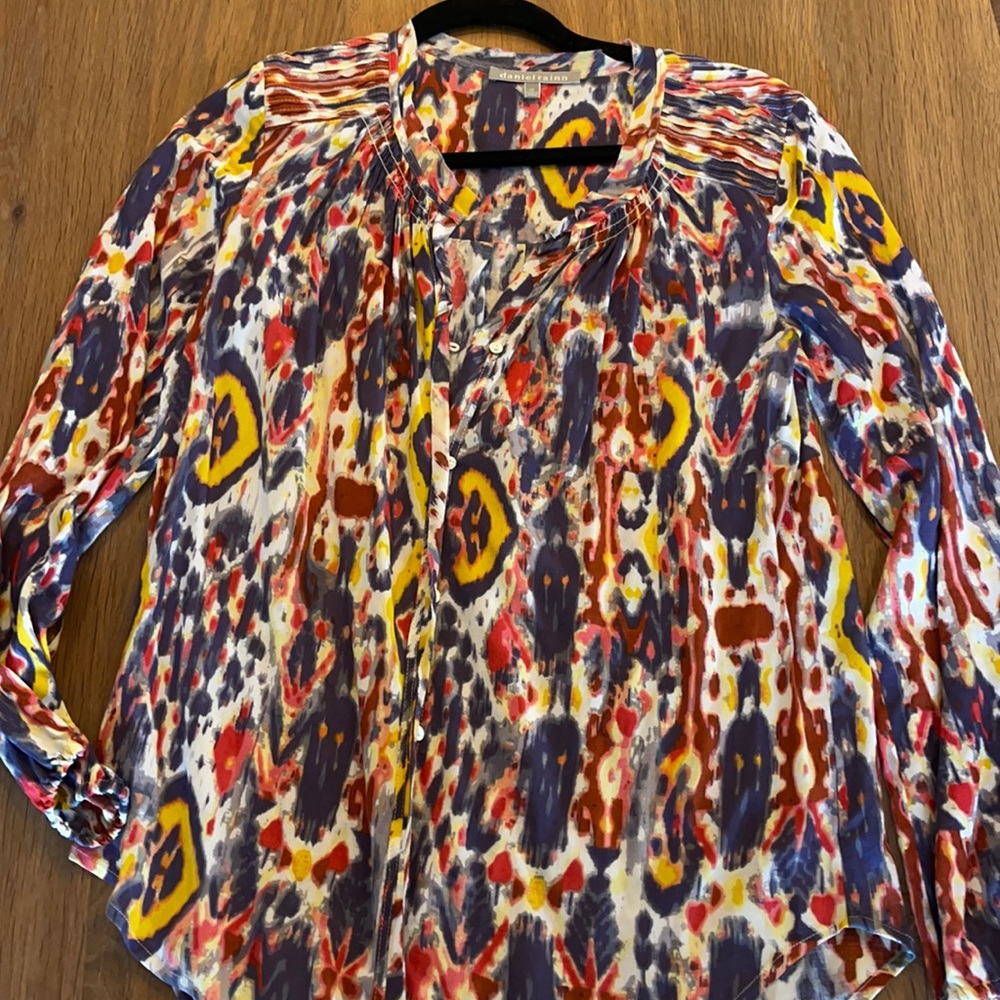 Patterned Rayon Blouse - image 1